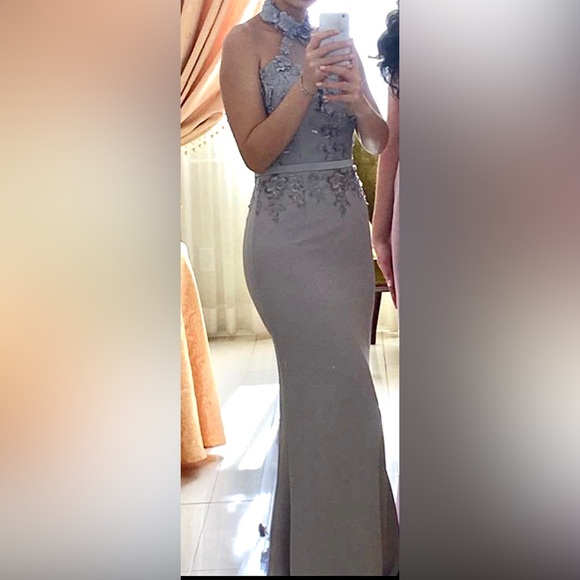 Portia and Scarlett Gown in Ice size 8 - Picture 7 of 16